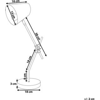 👉 Bureaulamp zwart HORTON 4251682201773