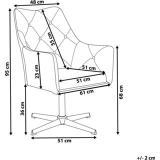 👉 Fauteuil grijs fluweel donkergrijs VAKSALA 4251682210850