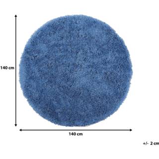 👉 Vloerkleed blauw ø140 cm CIDE 4251682221689