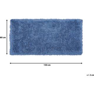 👉 Vloerkleed blauw 80 x 150 cm CIDE 4251682221245