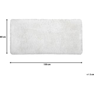 👉 Vloerkleed wit 80 x 150 cm CIDE 4251682221085