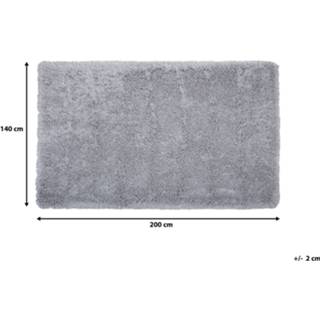 👉 Vloerkleed grijs lichtgrijs 140 x 200 cm CIDE 4251682221337
