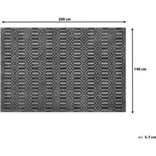 👉 Vloerkleed grijs donkergrijs 140 x 200 cm ADATEPE 4251682219266