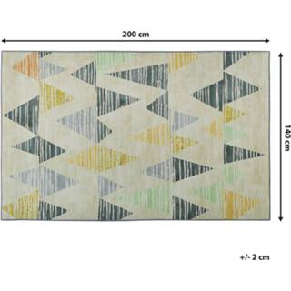 👉 Vloerkleed multicolor grijs 140 x 200 cm YAYLA 4251682220583