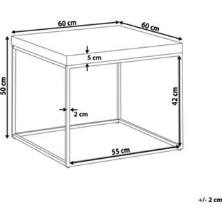 👉 Bijzettafel bruin Lichte Houtkleur lichtbruin DELANO 4251682225229