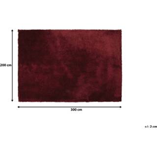 👉 Vloerkleed rood donkerrood 200 x 300 cm EVREN 4251682224208