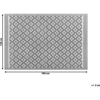 Outdoor vloerkleed THANE grijs Vloerkleed grijs Outdoor 120 x 180 cm THANE 4251682232814