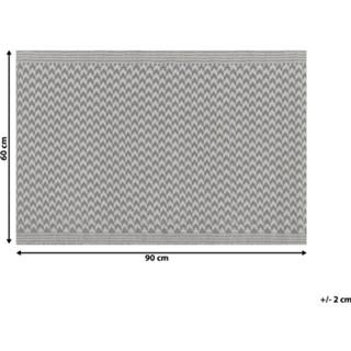 Vloerkleed grijs mannen Outdoor 60 x 90 cm MANGO 4251682232753