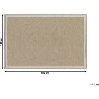 👉 Vloerkleed beige Outdoor 120 x 180 cm ETAWAH 4251682233286