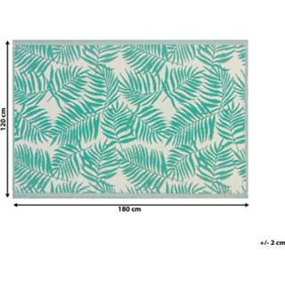 👉 Vloerkleed tgroen groen Outdoor mintgroen 120 x 180 cm KOTA 4251682232609
