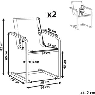 👉 Terrastafel grijs RVS Tuintafel set van 2 COSOLETO 4251682246217