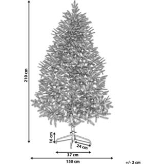 👉 Kerstboom wit 210 cm BASSIE 4251682244367