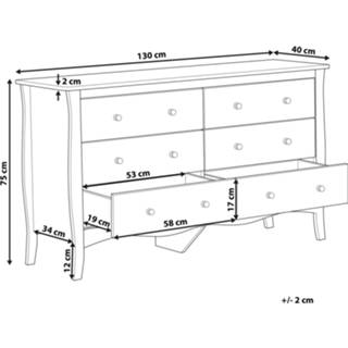 👉 Dressoir zwart WINCHESTER 4251682252690