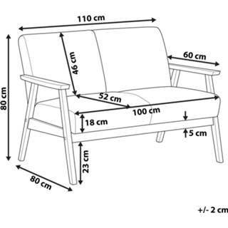 👉 Tweezitsbank grijs ASNES 4251682253925