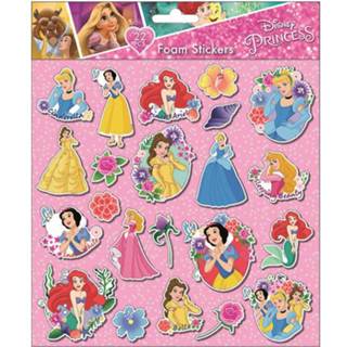 👉 Foamsticker roze Disney Foamstickers Princess 24 X 20,5 Cm 22-delig 8719817785681