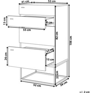 👉 Ladekast bruin grijs betonlook/lichtbruin ACRA 4251682251068