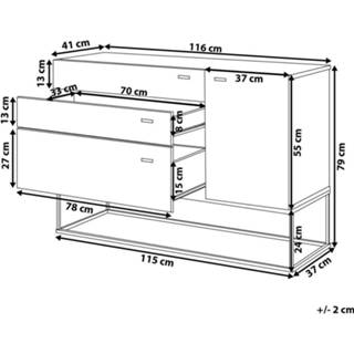 👉 Bruin grijs Sidebaord betonlook/lichtbruin ARIETTA 4251682251075