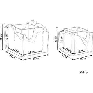 👉 Kandelaar hout Donkere Houtkleur set van 2 PLATEROS 4251682256773
