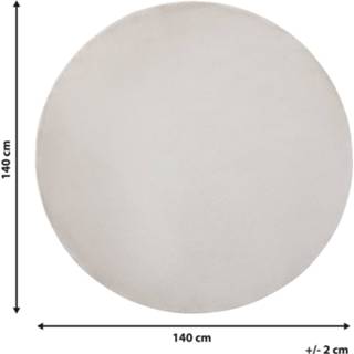 👉 Vloerkleed grijs lichtgrijs ø140cm GESI II 4251682251846