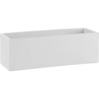 👉 Plastic wit Jardiniere Rotomoulée De Ene - 28 X 75 25 Cm Blanc 8412524181806