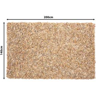 👉 Vloerkleed beige 140 x 200 cm MUT 4260580930791