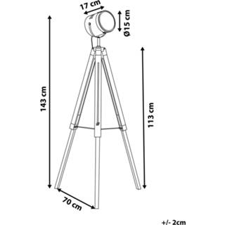 👉 Staande lamp wit ALZETTE 4260580931767