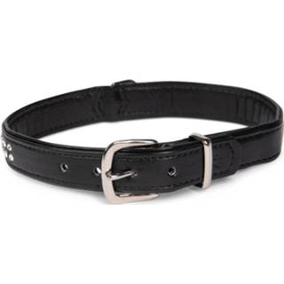 👉 Halsband zwart Dierenbenodigdheden Vadigran Crystal 2 Rijen 42cmx17-19mm 5411468166811