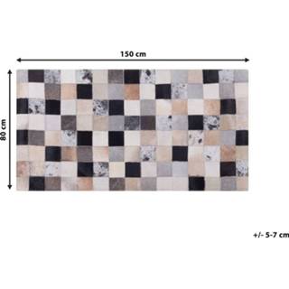👉 Vloerkleed bruin beige multicolor bruin/beige 80 x 150 cm RIZE 4260580939046