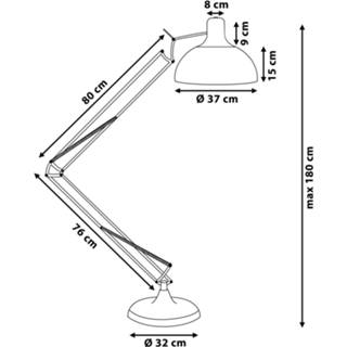 👉 Staande lamp wit PARANA 4260580939619