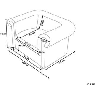 👉 Fauteuil paars stof multicolor patchwork CHESTERFIELD 4260580921195