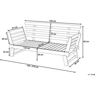 👉 Tuinbank bruin hout Donkere Houtkleur donkerbruin PORTICI 4260586356243