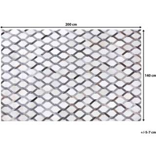 👉 Vloerkleed grijs 140 x 200 cm AYDIN 4260586354393