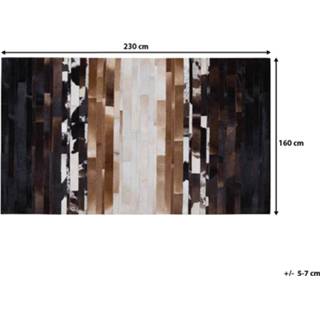 👉 Vloerkleed zwart beige multicolor zwart/beige 160 x 230 cm DALYAN 4260586354973