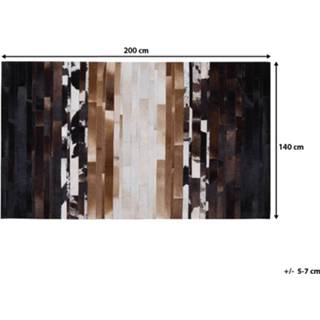 👉 Vloerkleed zwart beige multicolor zwart/beige 140 x 200 cm DALYAN 4260586354966