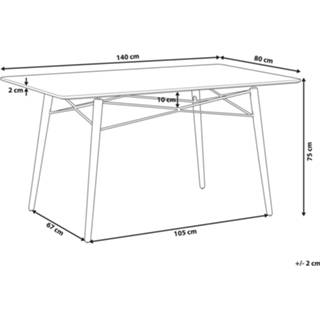 Eettafel zwart BIONDI 4251682217552