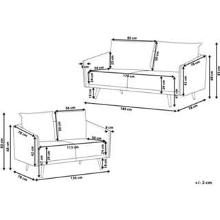 👉 Roze fluweel Bankenset MAURA 4251682254878