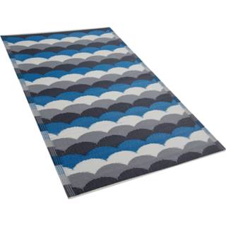 Vloerkleed multicolor grijs Outdoor grijs/blauw 90 x 180 cm BELLARY 4260602378754