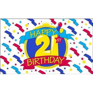 👉 Vlag active Verjaardag 21 jaar
