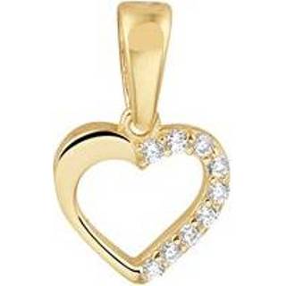 👉 Oorhanger active 14 Karaats Gouden Hanger met Schitterend Zirkonia Hart