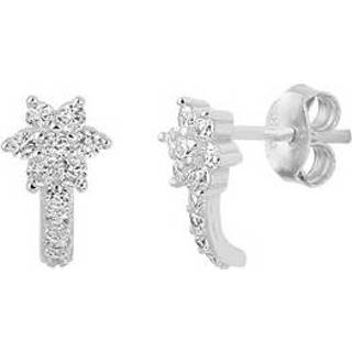 👉 Oorknop zilveren active Huggie Oorknoppen Zirkonia Ster