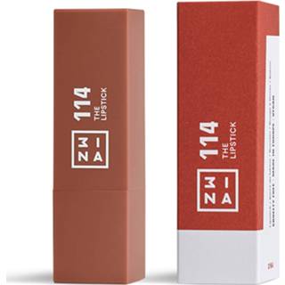 👉 Lippenstift unisex 3INA Makeup The Lipstick 18g (Various Shades) - 114 Dark Warm Nude 8435446411455
