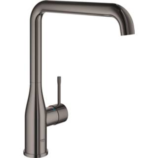 👉 Keukenkraan graphite Ijzer Verouderd messing Essence NEW Grohe hoge L-uitloop draaibaar hard 4005176428661