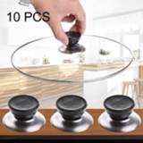 👉 Handvat plastic active 10 STKS Keuken Universele Vervangbare Pot Cover Ronde Knop