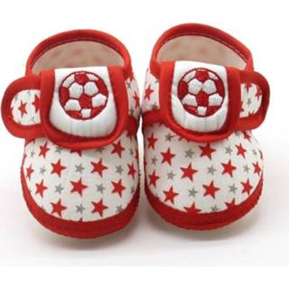 👉 Babyschoenen rood active baby's meisjes 3 STKS Baby Schoenen Dot Lace Soft Sole Prewalker Warm Casual Flats Shoes (Red Star)