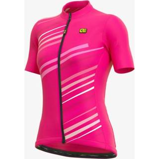 👉 Fiets shirt korte mouw dame vrouwen roze Al Solid Flash dames fietsshirt mouwen -