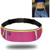 Heuptas rood rose active Outdoor waterdichte Sport rijden mobiele telefoon heuptas, maat: 7 inch (rose rood)