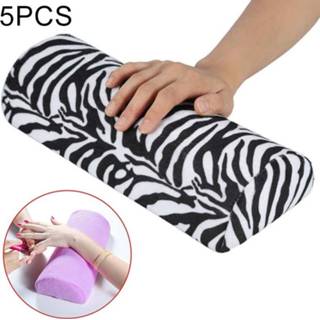 👉 Spons active mannen 5 STKS Zachte Handsteunen Wasbaar Handkussen Kussenhouder Armleuningen Nail Art Manicure Kussen (Zebrapatroon)