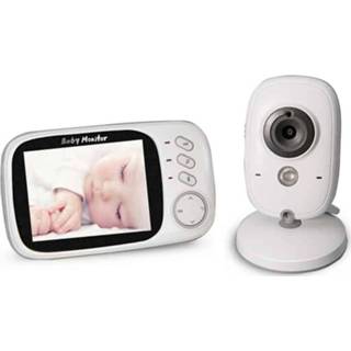 👉 Bewakingscamera wit active baby's VB603 3,2 inch LCD 2,4 GHz draadloze babyfoon, ondersteuning voor bidirectionele talkback, nachtzicht (wit)