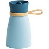 👉 Waterverwarmer blauw siliconen active Kleine 380 ml warmwaterkruik injecteert (blauw)