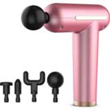 👉 Massager active Opladen met drie snelheden Vibratie Instelbaar Mini Fascia-pistool Elektrisch massagepistool Full Body